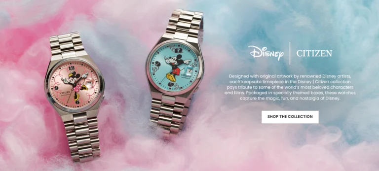 Original Disney Time Works Mickey Watch featuring an iconic Mickey Mouse dial, classic design, and durable strap for everyday style.