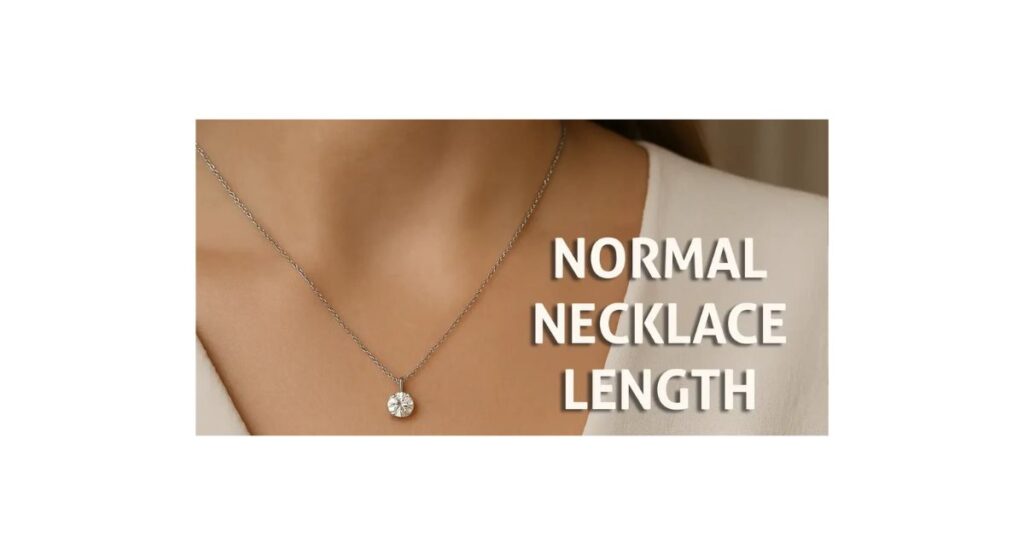 Typical necklace length guide for different occasions